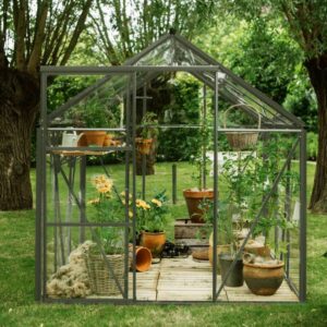 Drivhus Royal Well Spire 4,8m²  Olivengrå