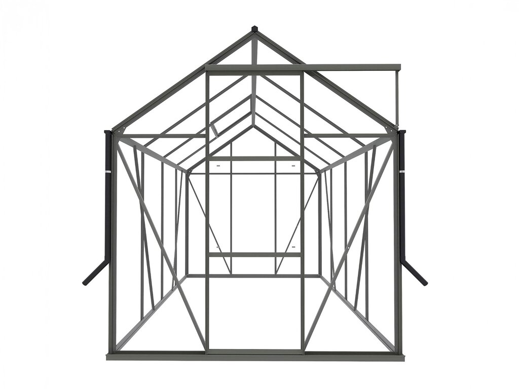 Drivhus  Royal Well | Spire 4,8m²  | Olivengrå - Bilde 3