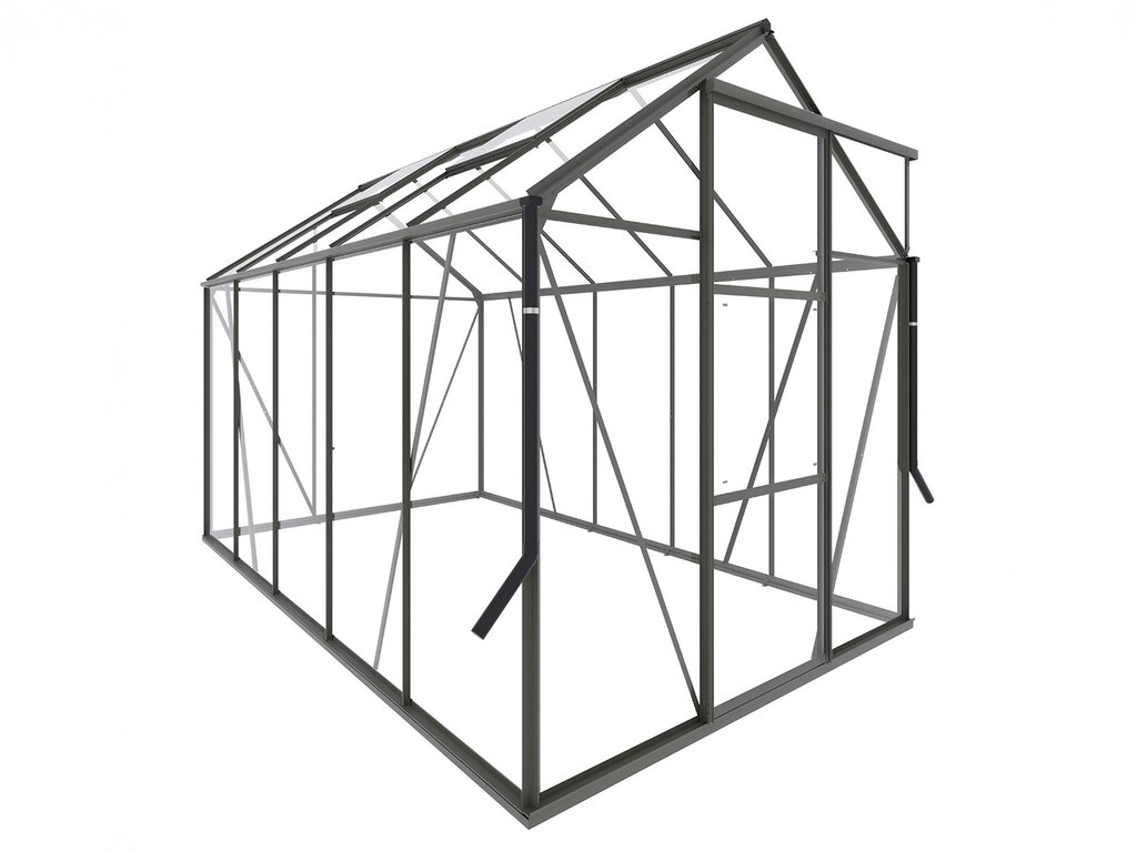 Drivhus Royal Well | Spire 6,0m²  | Olivengrå - Bilde 3