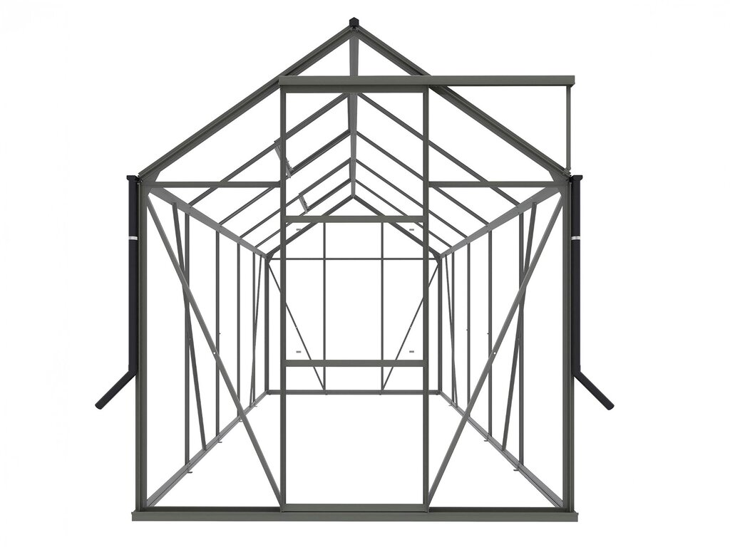 Drivhus Royal Well | Spire 6,0m²  | Olivengrå - Bilde 4