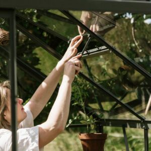 Drivhus Royal Well Spire 6,0m²  Olivengrå