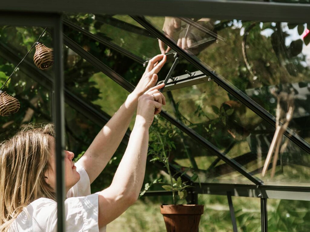 Drivhus Royal Well | Spire 6,0m²  | Olivengrå - Bilde 6