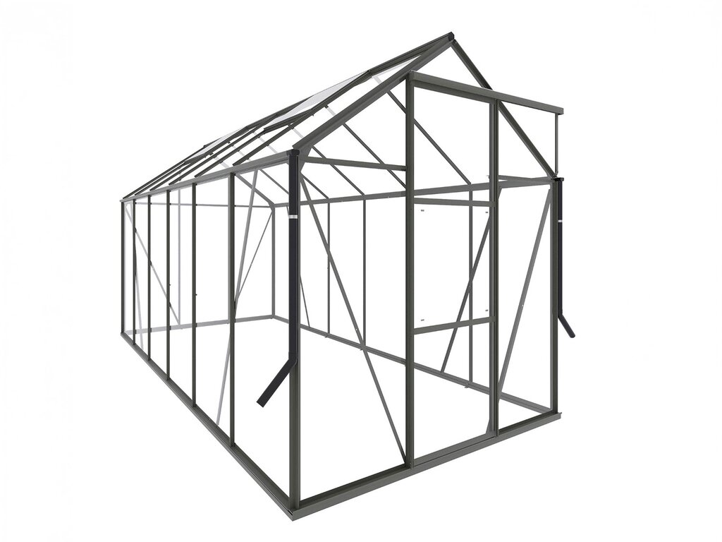 Drivhus Royal Well | Spire 7,2m²  | Olivengrå - Bilde 5