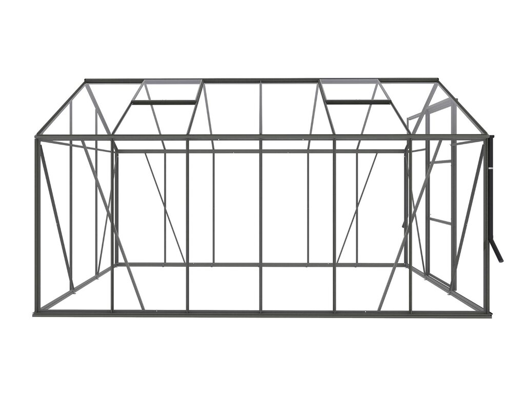 Drivhus Royal Well | Spire 7,2m²  | Olivengrå - Bilde 7