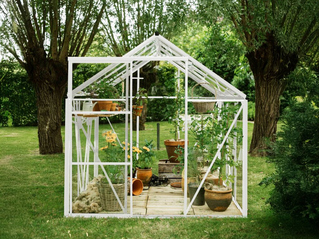 Drivhus | Spire 3,7m² | Hvit - Bilde 2