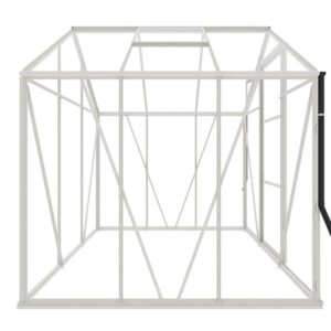 Drivhus Spire 3,7m² Hvit