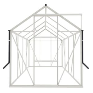 Drivhus Royal Well Spire 4,8m²  Hvit