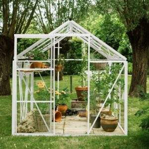 Drivhus Royal Well Spire 6,0m²  Hvit