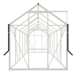 Drivhus Royal Well Spire 7,2m²  Hvit