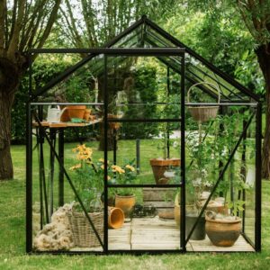 Drivhus Royal Well Spire 3,7m²  Sort