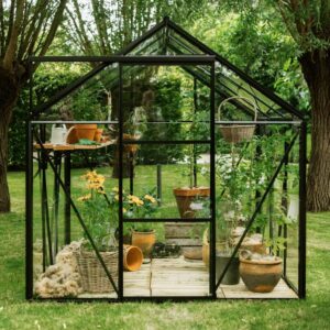 Drivhus Royal Well Spire 4,8m²  Sort