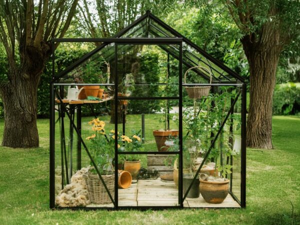 Drivhus Royal well | Spire 7,2m² | Sort