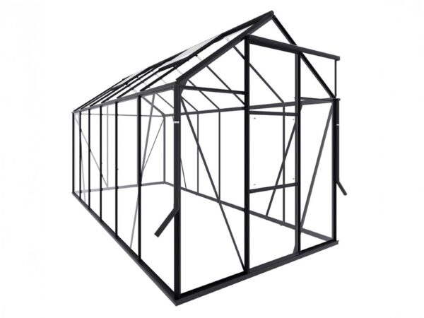 Drivhus Royal well | Spire 7,2m² | Sort