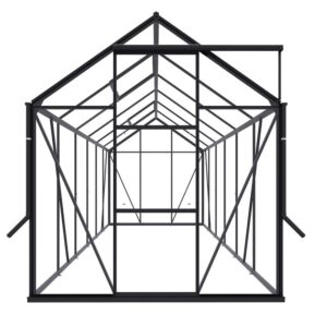 Drivhus Royal well Spire 7,2m² Sort