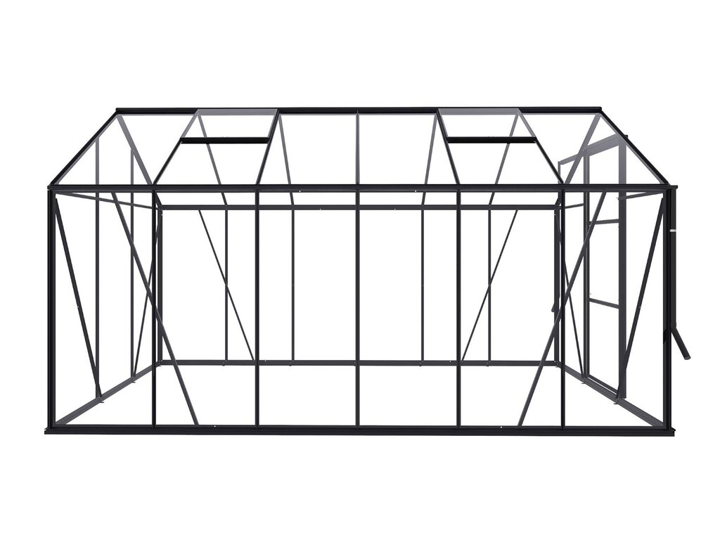 Drivhus Royal well | Spire 7,2m² | Sort - Bilde 5