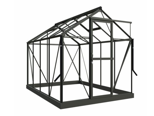 Drivhus Royal well | Solstuen 4,5m² | Olivengrå