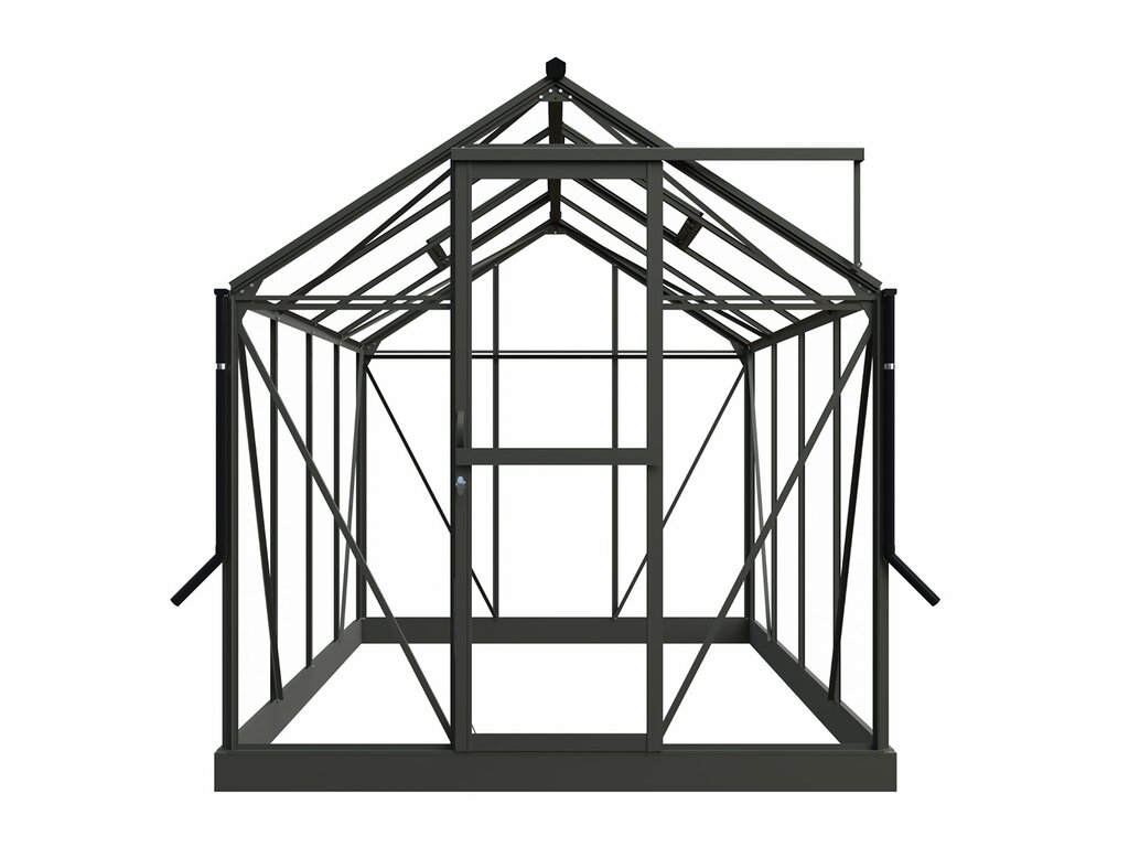 Drivhus Royal well | Solstuen 4,5m² | Olivengrå - Bilde 5