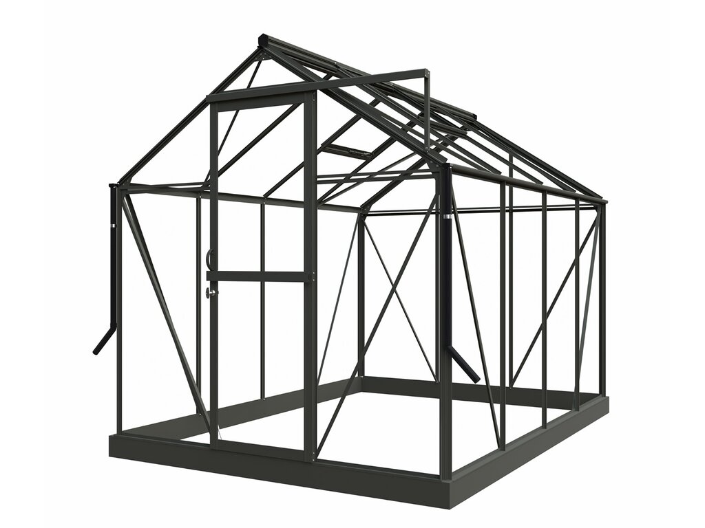 Drivhus Royal well | Solstuen 4,5m² | Olivengrå - Bilde 6