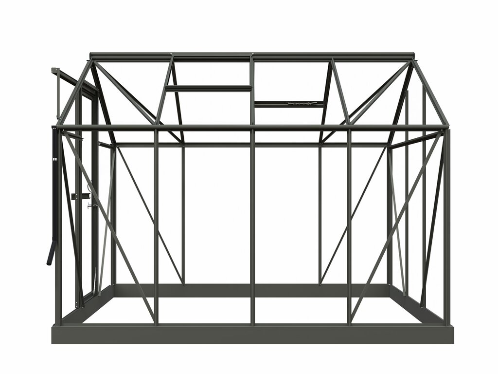 Drivhus Royal well | Solstuen 4,5m² | Olivengrå - Bilde 7