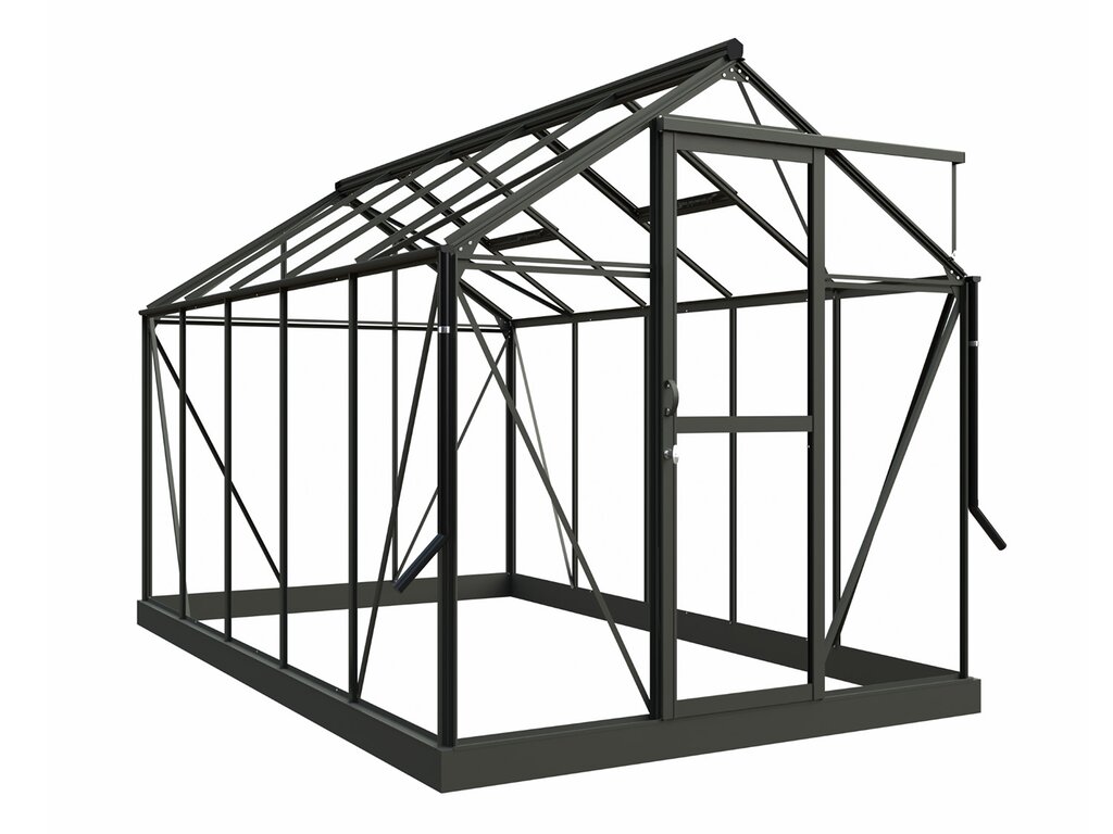 Drivhus Royal Well | Solstuen 7,5m² | Olivengrå - Bilde 3