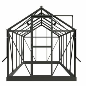 Large_08718215760863_C1N0 (Nettside) Drivhus Royal Well Solstuen 7,5m² Olivengrå