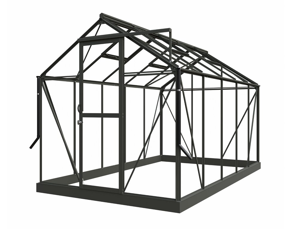 Drivhus Royal Well | Solstuen 7,5m² | Olivengrå - Bilde 5