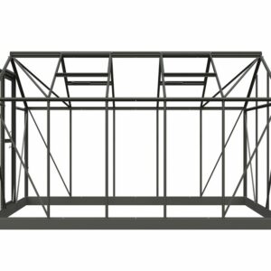 Large_08718215760863_C2N0 (Nettside) Drivhus Royal Well Solstuen 7,5m² Olivengrå