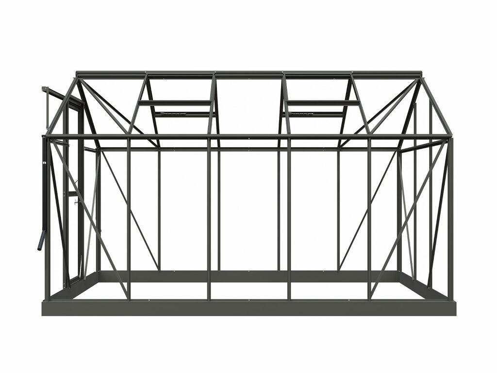 Drivhus Royal Well | Solstuen 7,5m² | Olivengrå - Bilde 6