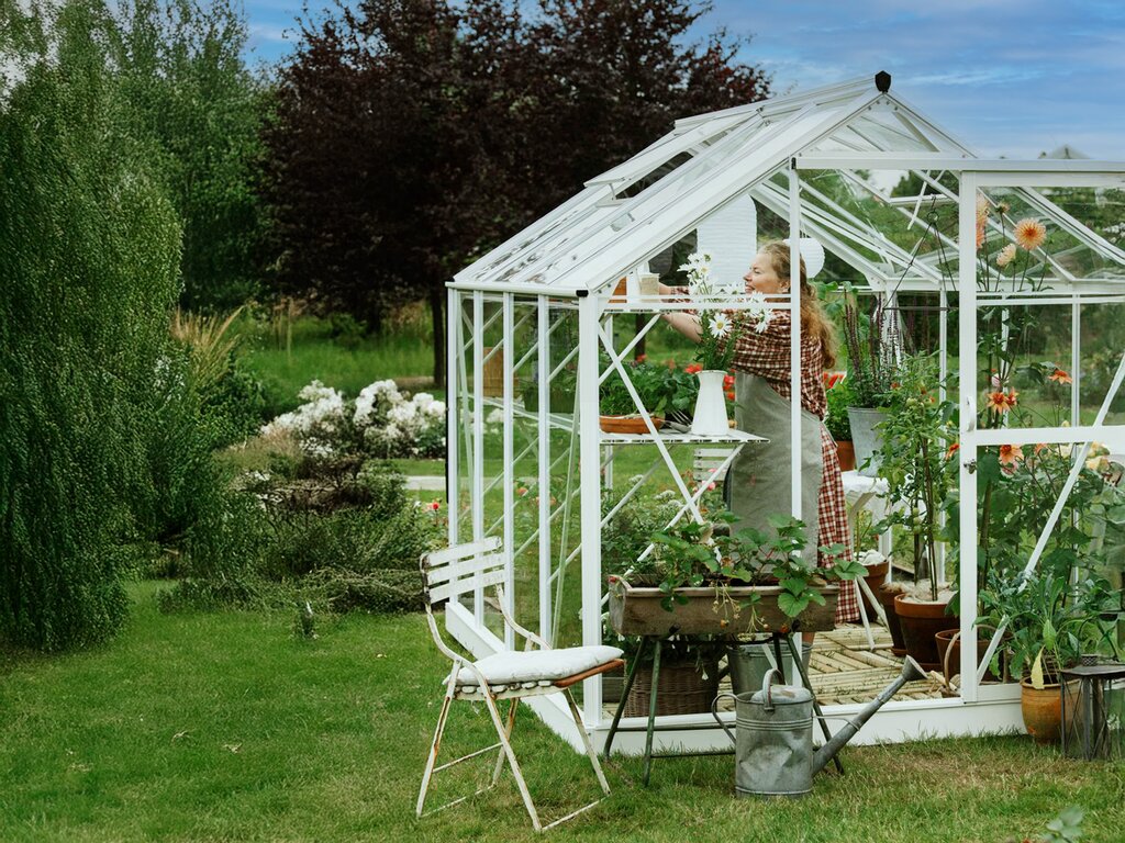 Drivhus Royal Well | Solstuen 6,1m² | Hvit - Bilde 11