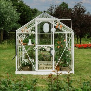 Large_08718215760900_A1N0 (Nettside) Drivhus Royal Well Solstuen 7,5m² Hvit