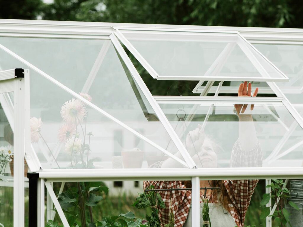 Drivhus Royal Well | Solstuen 7,5m² | Hvit - Bilde 8