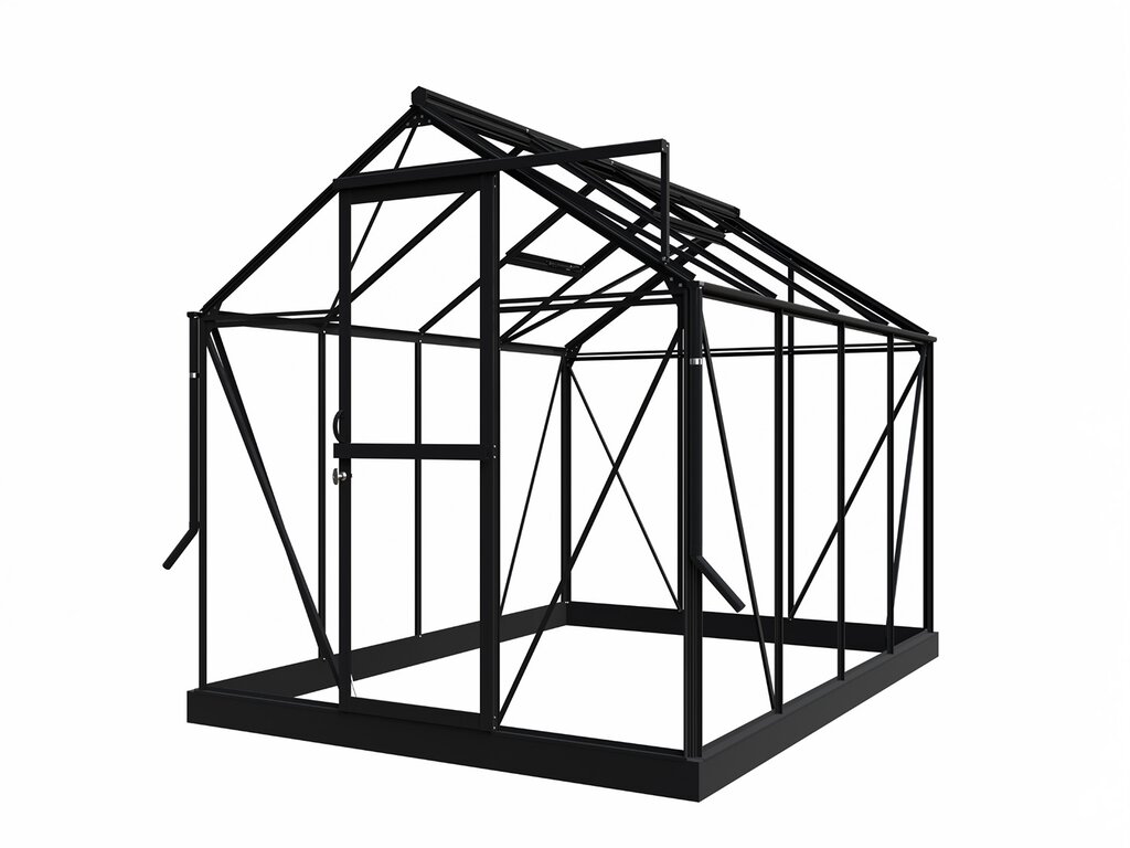 Drivhus Royal Well | Solstuen 4,5m² | Sort - Bilde 4