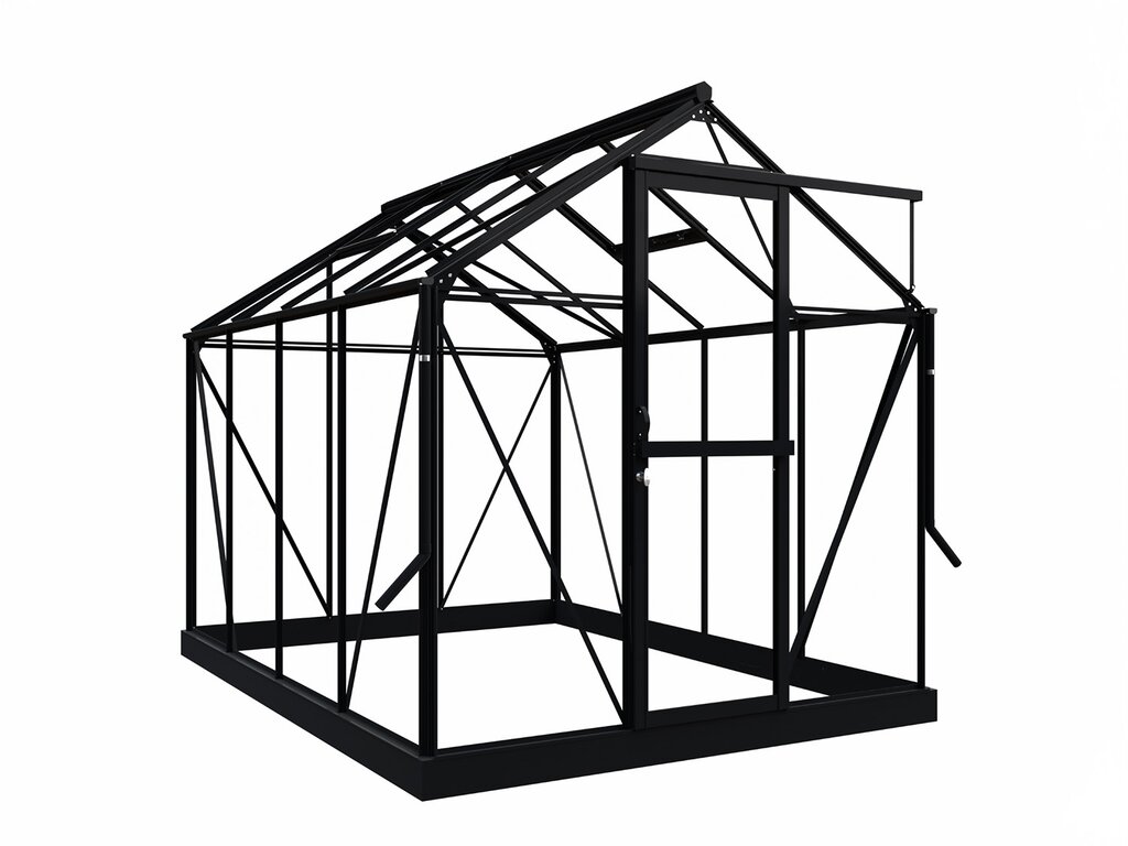 Drivhus Royal Well | Solstuen 4,5m² | Sort - Bilde 2