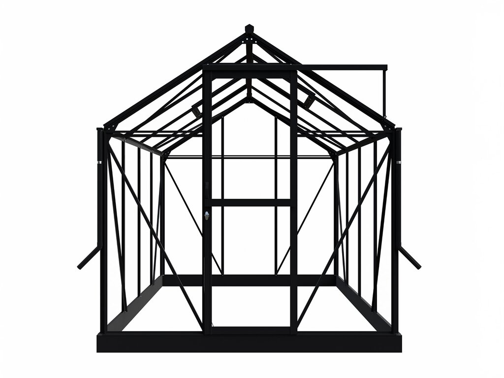 Drivhus Royal Well | Solstuen 4,5m² | Sort - Bilde 3