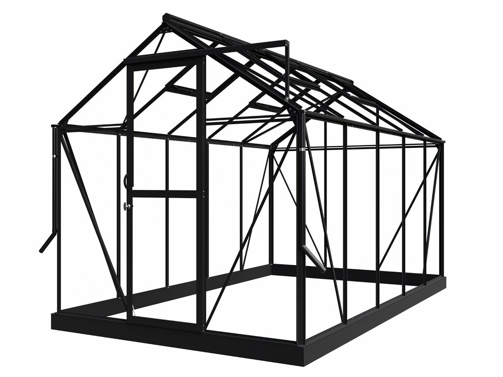 Drivhus Royal Well | Solstuen 7,5m² | Sort - Bilde 9