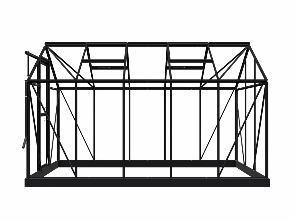 Drivhus Royal Well | Solstuen 7,5m² | Sort - Bilde 10