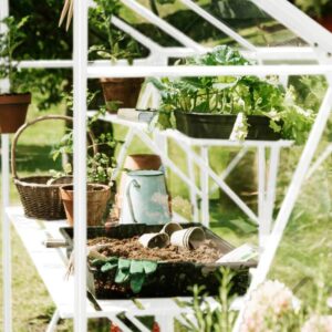 Drivhus Royal Well Spire 6,0m²  Hvit