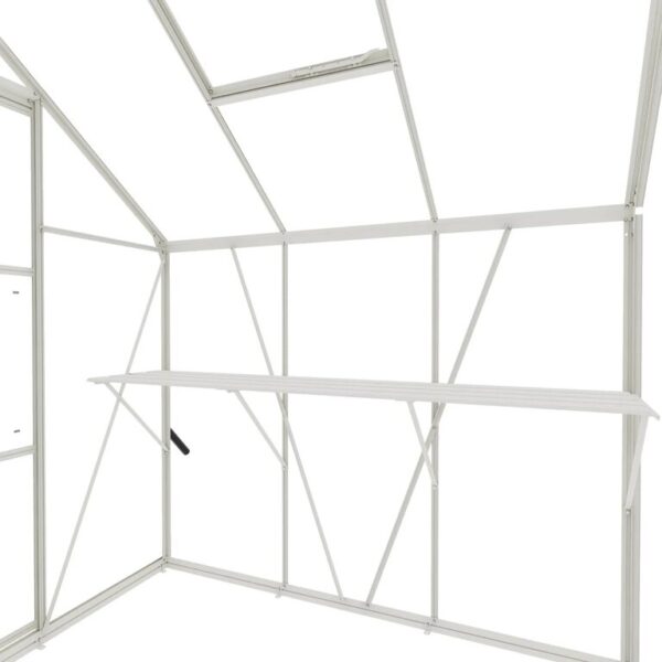 Drivhusbenk | Spire | 123cm + 184cm | Hvit