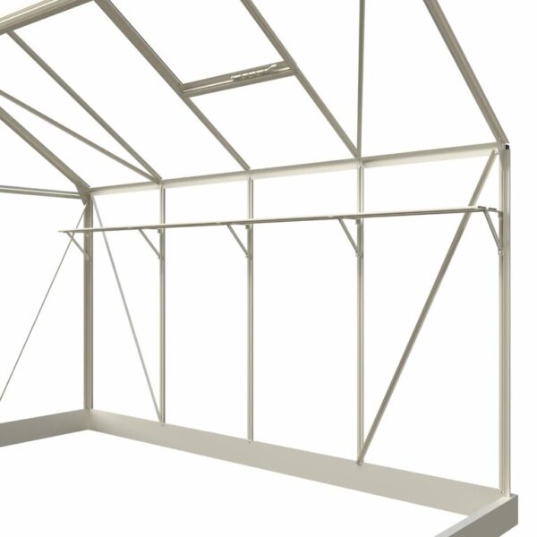 Drivhushylle | Solstuen | 141cm | Hvit