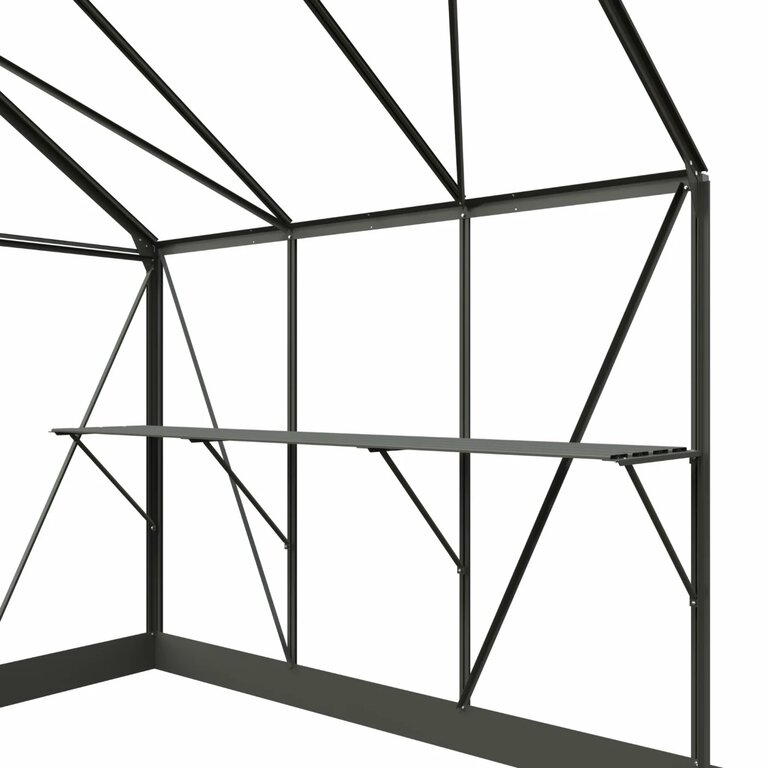 Drivhusbenk | Solstuen | 141cm + 210cm | Olivengrå - Bilde 4