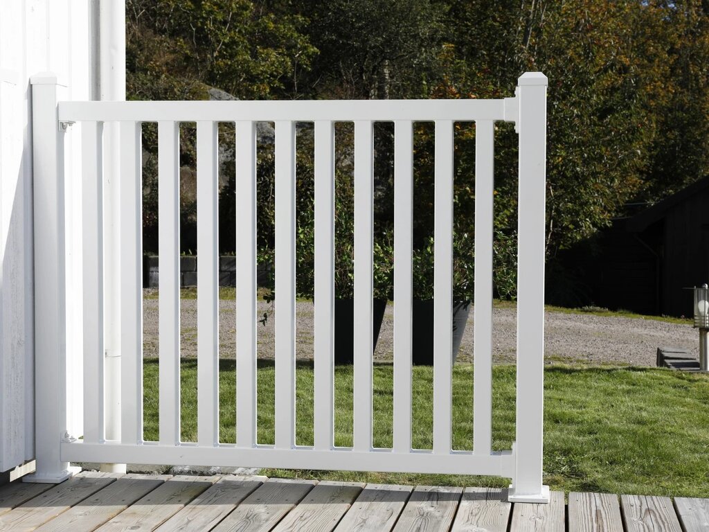 Rekkverk aluminium | hvit - Bilde 3