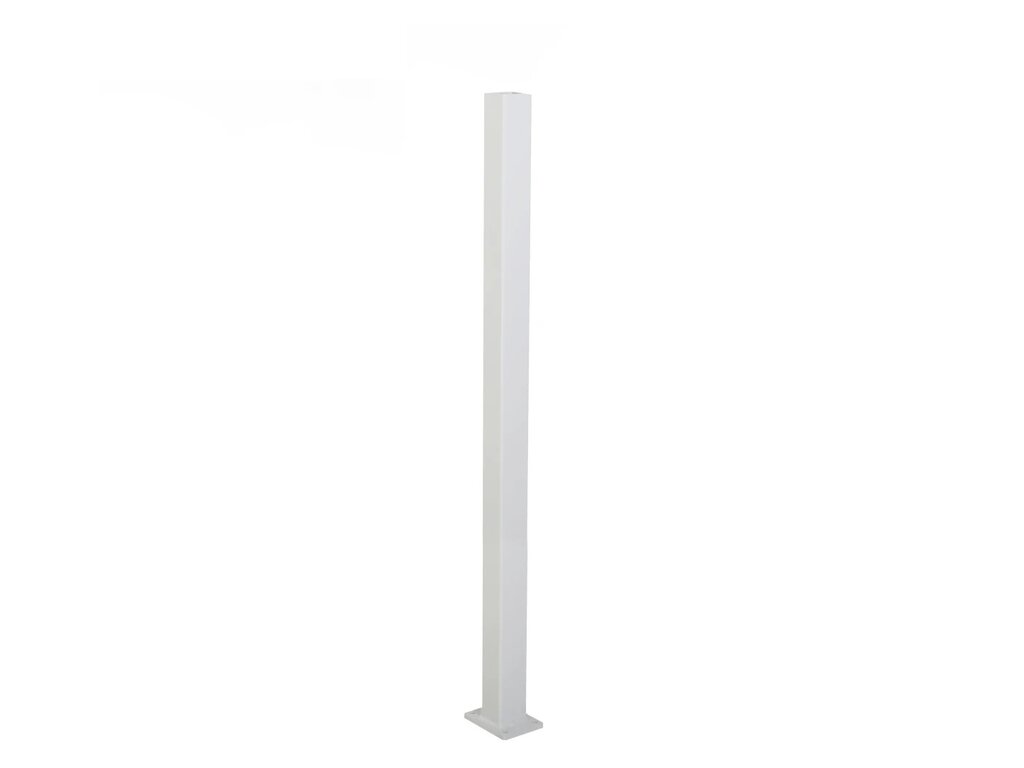 Stolpe Aluminium m/hatt 102 cm | Hvit - Bilde 3