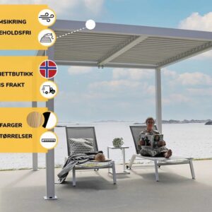Large_1400-1400_Info Pergolahvit Pergola | Sørøya | 3x3m hvit