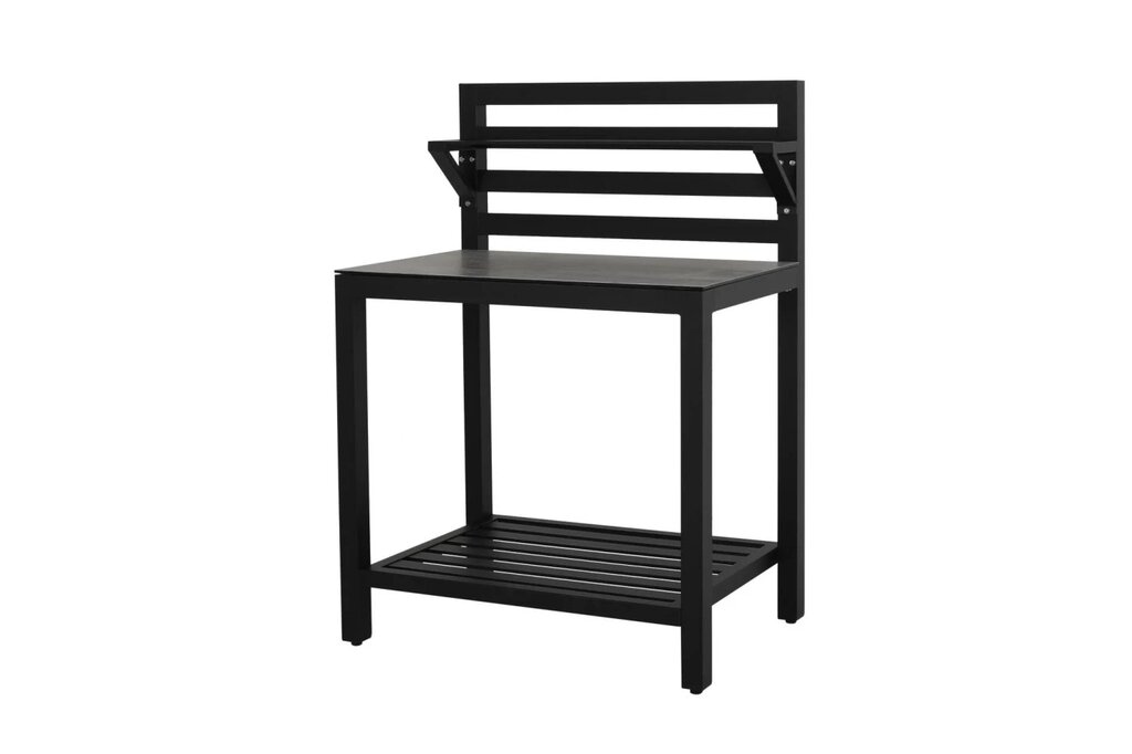 Holly utekjøkken m/benkeplate og rygg | sort - Bilde 6