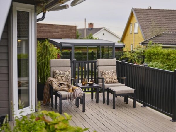 Reclinersett m/ Justerbar Rygg