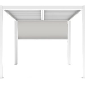 Pergola vegg | Sørøya | 270×218 | elektrisk hvit