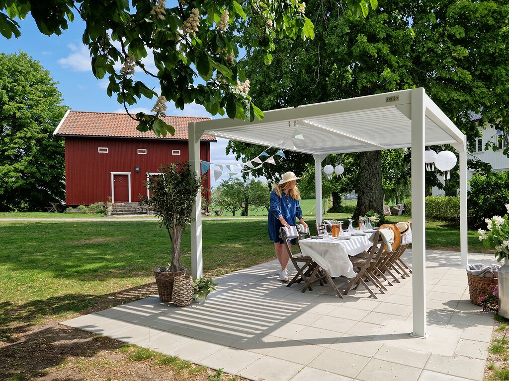 Pergola | Sørøya | 3x3m hvit - Bilde 4