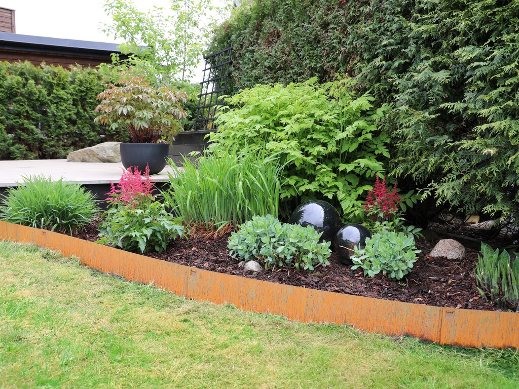 Hagekant Corten 106x16/8 cm - 5 pakk - Bilde 2