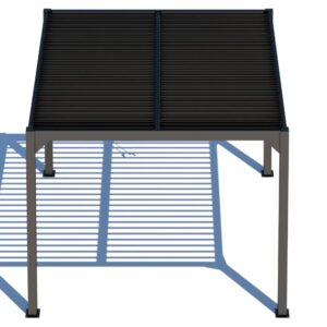 Large_3x3m sort pergola_2 Pergola | Sørøya | 3x3m | sort