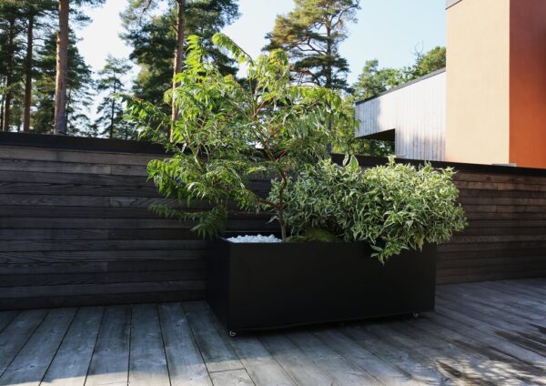 Plantekasse | Sort | 120 x 60 cm